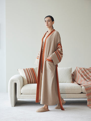 Cashmere Trimmed Robe